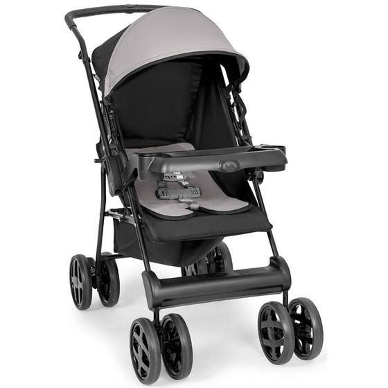 Imagem de Carrinho de Bebê Solare Tutti Baby Regulável Múltiplas Posições até 15kg Preto