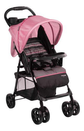 Imagem de Carrinho de Bebê - Spot Voyage Preto Rosa - Voyage