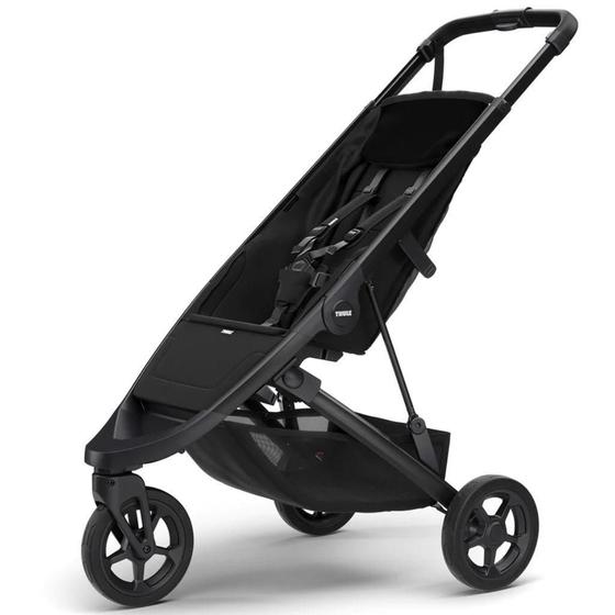 Imagem de Carrinho De Bebê Spring Preto Sem Toldo - Thule