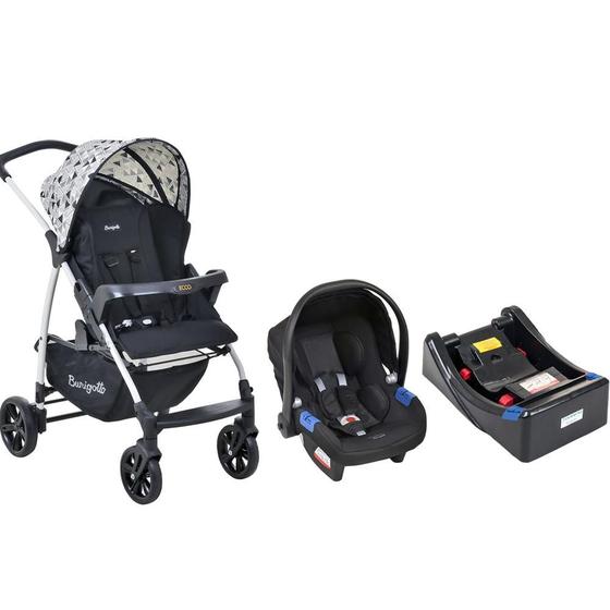 Carrinho de Bebe Burigotto Bebê Conforto Ecco Abstratto Preto Ixcj4020pr46 Carrinho de Bebe Burigotto Bebê Conforto Ecco Abstratto Preto Ixcj4020pr46