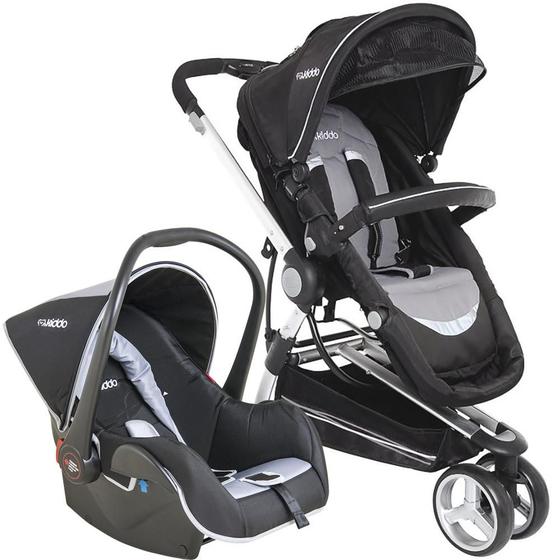 Imagem de Carrinho de Bebê Travel System Kiddo Compass II Preto + Casulo Click