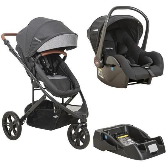 Imagem de Carrinho De Bebê Trek Com Bebê Conforto E Base Kiddo