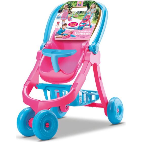 Carrinho de Boneca 3 em 1 - Divertoys