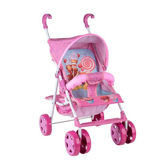 Carrinho de boneca cupcake luxo - Baby Hercules - Kids Baby Hercules Imagem de Carrinho de boneca cupcake luxo - Baby Hercules