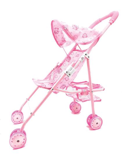 Imagem de Carrinho De Boneca Estampado Rosa