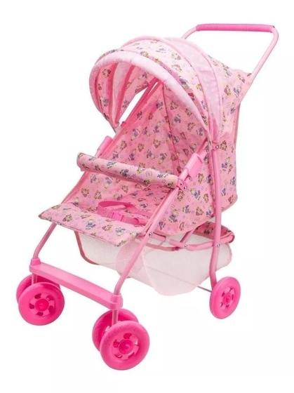 Imagem de Carrinho De Boneca Milano Estilo Rosa Brinq Oliveira