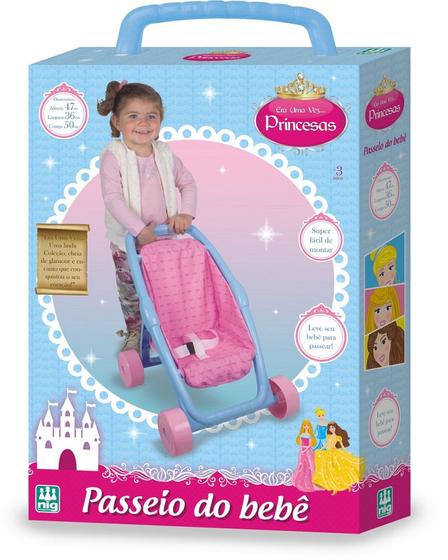 Imagem de Carrinho De Boneca Passeio Do Bebê Princesas