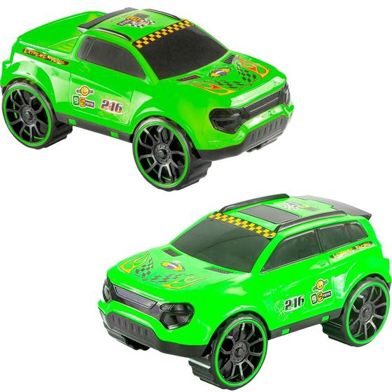 Imagem de Carrinho De Brinquedo Pick-up Suv Sortido Varias Cores - Bs Toys