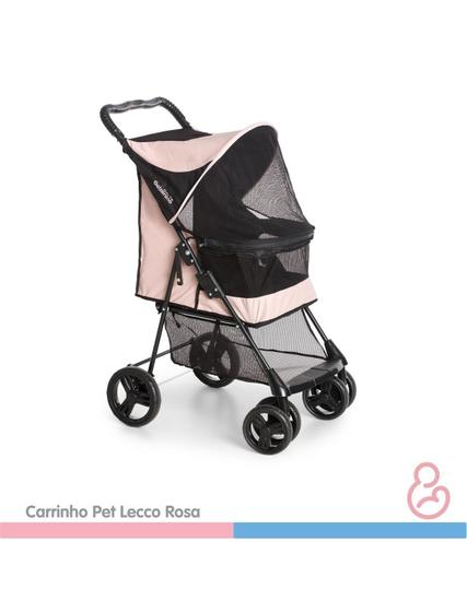 Imagem de Carrinho De Cachorro Pet Lecco Rosa - Galzerano P100Ros