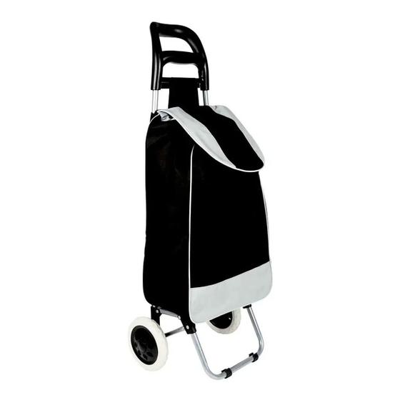 Imagem de Carrinho de compras Leva Tudo Bag To Go Preto 002498 - Mor