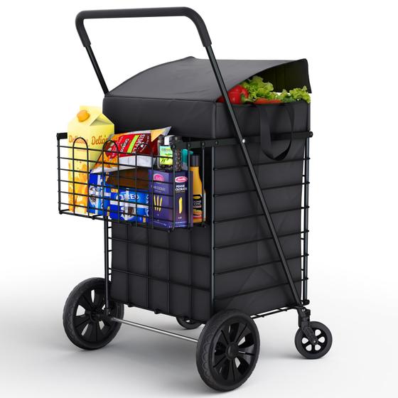 Imagem de Carrinho de Compras Moderno com Forro Impermeável