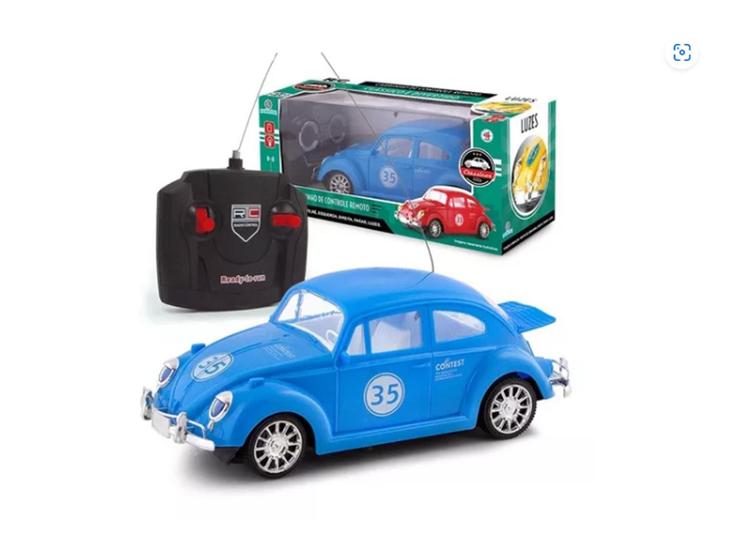 Imagem de Carrinho  De Controle Remoto Classico Fusca