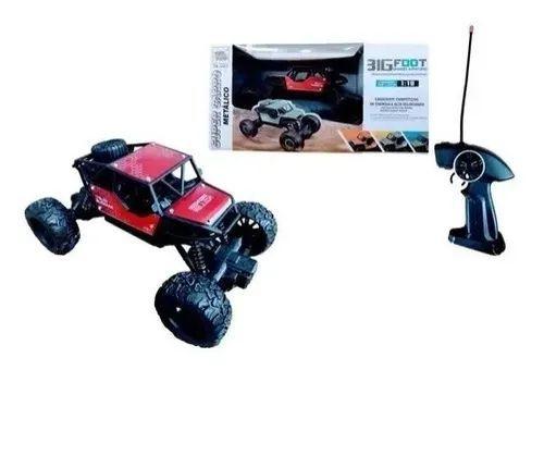 Imagem de Carrinho De Controle Remoto Com Suspensão Big Foot Off Road Vermelho.