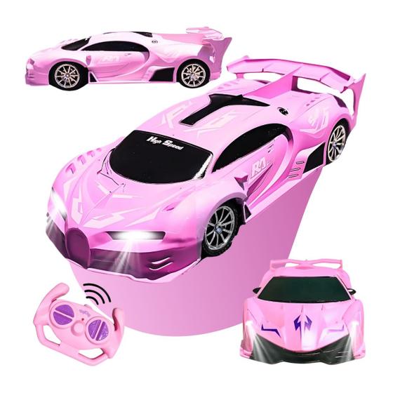 Carrinho De Controle Remoto Drift Brinquedo Corrida Veloz Com Luz ...