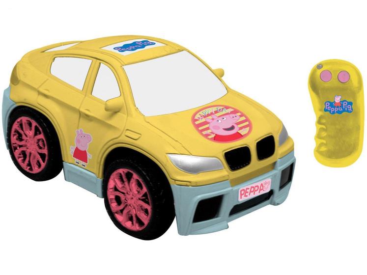 Imagem de Carrinho de Controle Remoto Peppa Pig - Veículo de Passeio 3 Funções Candide Colorido