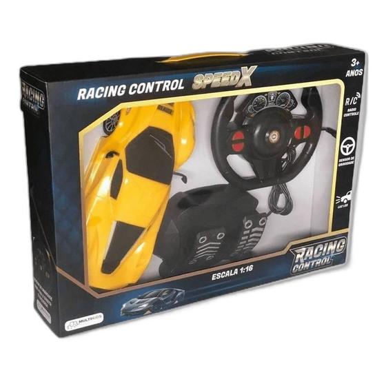 Imagem de Carrinho De Controle Remoto Racing Speed X Amarelo Multikid
