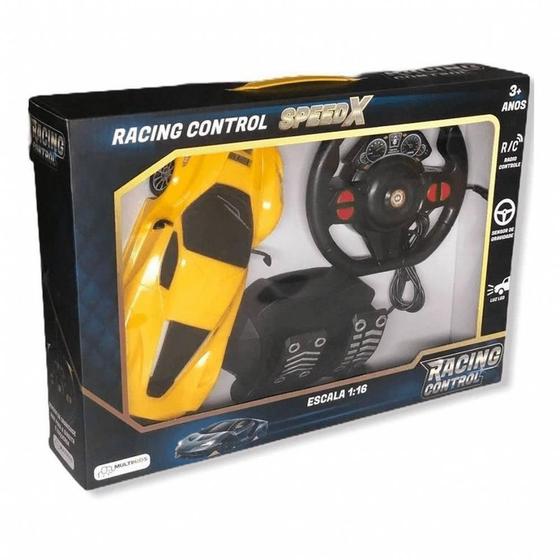 Imagem de Carrinho De Controle Remoto Racing Speed X  Amarelo Multikid