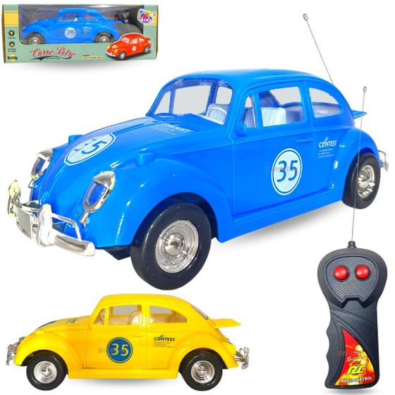 Imagem de Carrinho De Controle Remoto Sem Fio Fusca Beetle Antigo