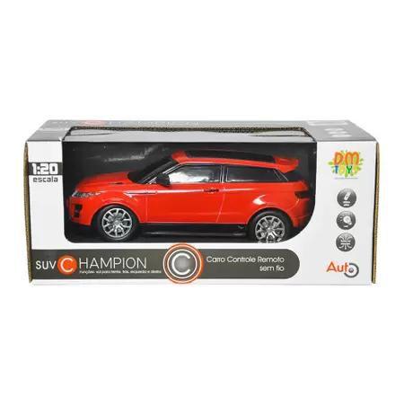 Imagem de Carrinho de Controle Remoto Sem Fio Land Rover SUV Vermelho - Dm Toys