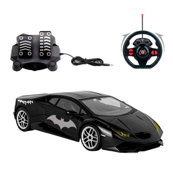 Imagem de Carrinho de Controle - Volante e Pedal - Batman - Dark Running - Candide