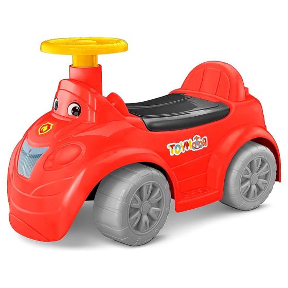 Imagem de Carrinho De Empurrar Andador Toymotor Bebê Polícia Bombeiro