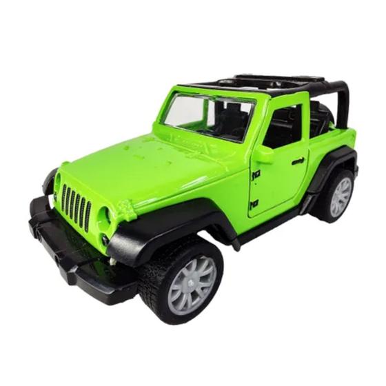 Imagem de Carrinho De Ferro Miniatura Jeep Wrangler Abre A Porta