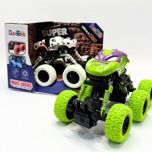 Imagem de Carrinho De Fricção Monster Truck 6x6 Carro Super Rodas