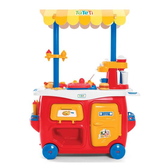 Carrinho de Lanche Cozinha Lanchonete Calesita Tateti 0352 - Food Truck ...