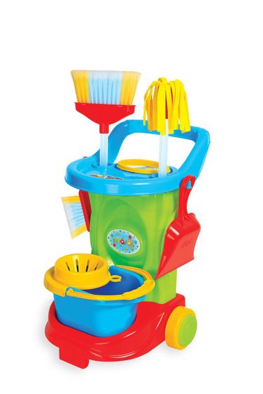 Imagem de Carrinho De Limpeza Infantil Maral Cleaning Trolley Colorido