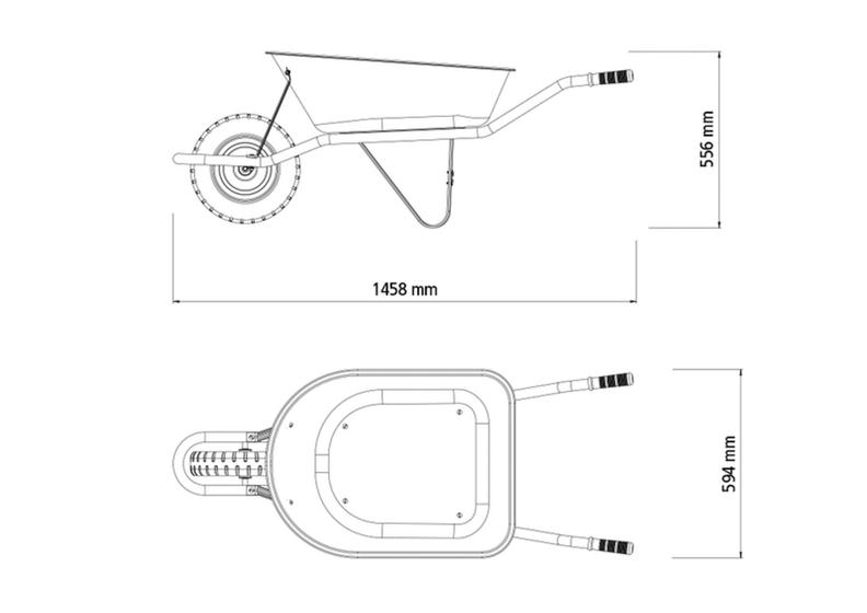 Carrinho de Mão Tramontina com Caçamba Funda Plástica Laranja 55 L, Braço Metálico e Pneu Maciço Menor preço em Carrinho de Mão Tramontina com Caçamba Funda Plástica Laranja 55 L, Braço Metálico e Pneu Maciço