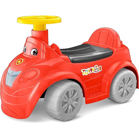 Imagem de Carrinho de Montar Infantil Bombeiro com Volante p/ Criança Bebê até 30kg Toymotor