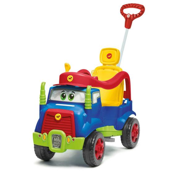 Imagem de Carrinho De Passeio e Pedal Infantil MK Truck Calesita 982