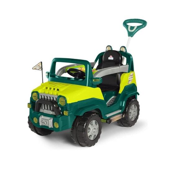 Carrinho De Passeio E Pedal - Jipe Diipi - Verde- Calesita Menor preço em Carrinho De Passeio E Pedal - Jipe Diipi - Verde- Calesita