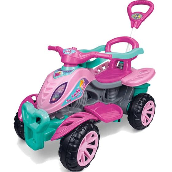 Imagem de Carrinho de Passeio e Pedal Maral Quadriciclo Lady Star 30kg