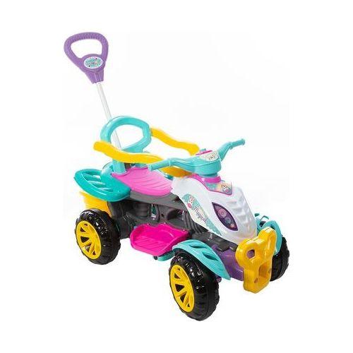 Imagem de Carrinho De Passeio Infantil Para Crianças Meninas e Meninos Quadriciclo Spider Haste Pedal