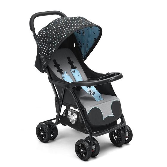 Imagem de Carrinho De Passeio P/Bebê Tipo Berço Buggy Mickey Multikids