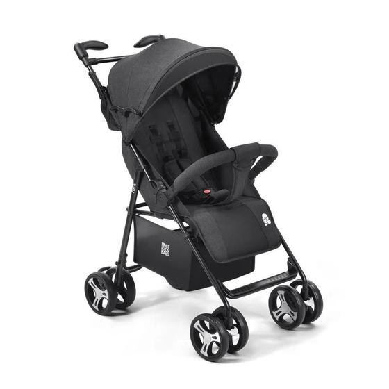 Imagem de Carrinho de Passeio para Bebê Flick Até 15kg Preto Multikids