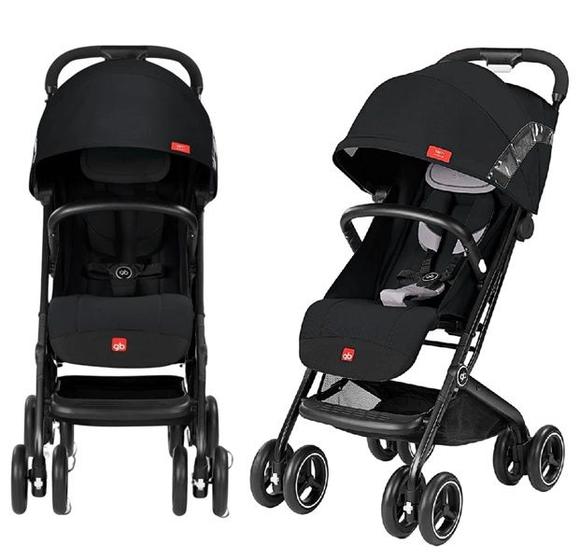 Imagem de Carrinho de Passeio Para Bebê Premium QBIT All Terrain Black Night GB 0 à 15 Kg Tecnologia Alemã   Ultra Compacto