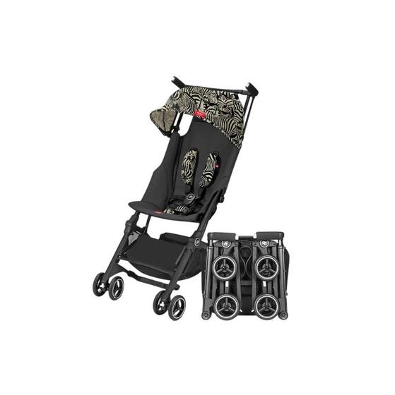 Imagem de Carrinho De Passeio Para Bebê Super Compacto 3 em 1 Pockit All Terrain Desert Night GB - Até 22Kg - Tecnologia Alemã