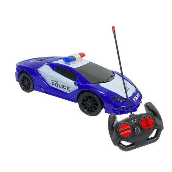 Imagem de Carrinho De Polícia Com Controle Remoto Bbr Toys R3455 ul