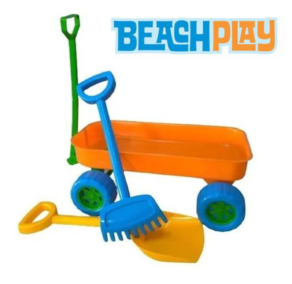 Imagem de Carrinho de Praia beach play bebe Carro de Puxar Usual brinquedos 