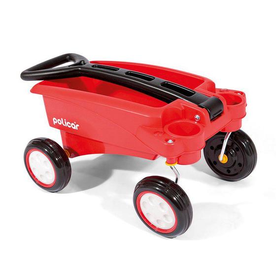 Carrinho De Puxar Infantil Vagão Policar Wagon Poliplac - Carrinho de ...