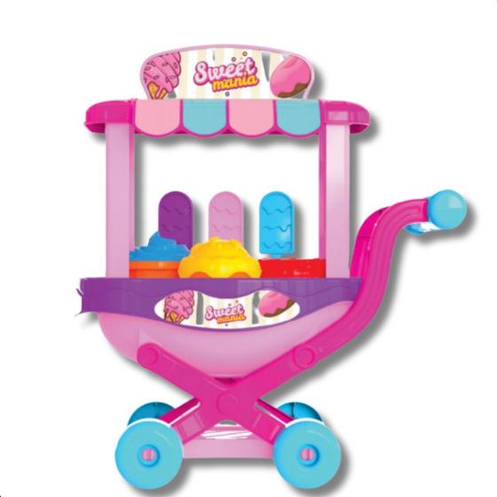 Imagem de Carrinho de Sorvete SWEET MANIA  BS TOYS INFANTIL BRINQUEDO