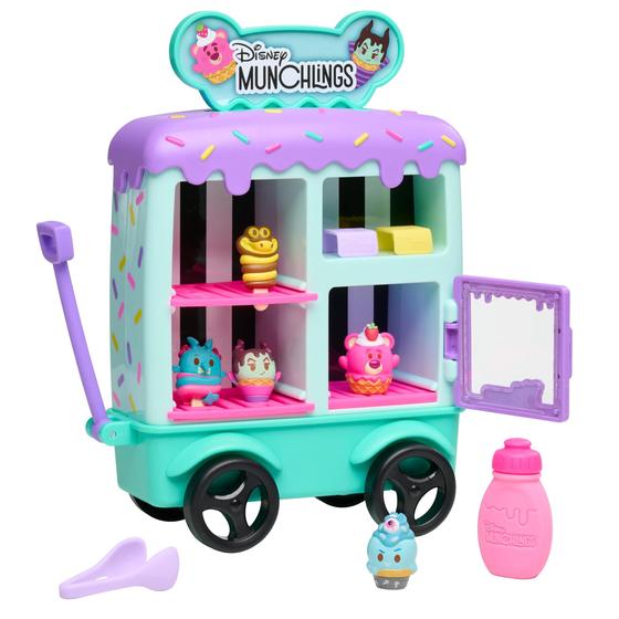 Imagem de Carrinho de sorvete Toy Just Play Disney Munchlings com 13 peças