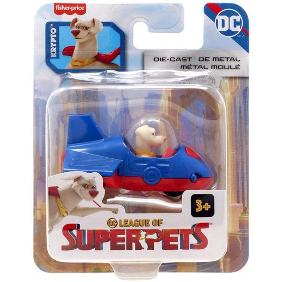 Carrinho Die Cast DC Super Pets Krypto o Super Cão Mattel - Carrinho de ...