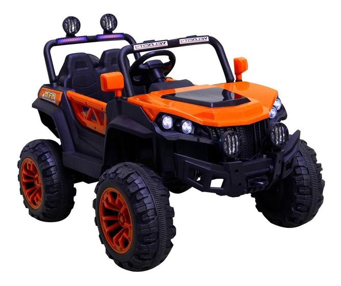 Carrinho Elétrico Infantil Buggy Utv 2 Lugares 12v Usb Som Laranja Menor preço em Carrinho Elétrico Infantil Buggy Utv 2 Lugares 12v Usb Som Laranja