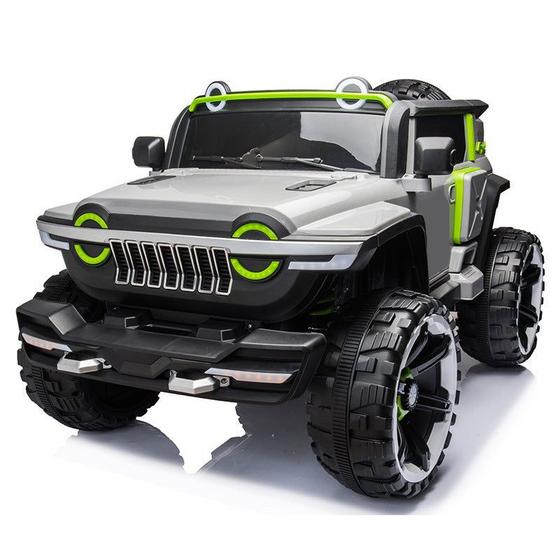 Imagem de Carrinho Elétrico Infantil Com Controle Jipe Strong 4x4 Com Amortecedor Inbra