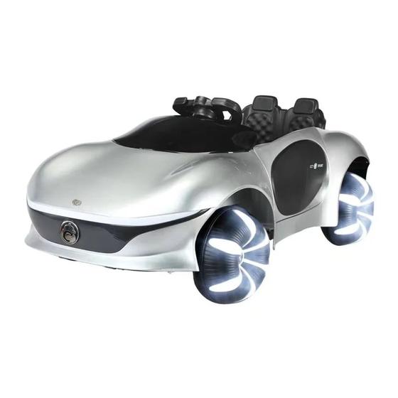 Imagem de Carrinho elétrico infantil futurista com leds nas rodas