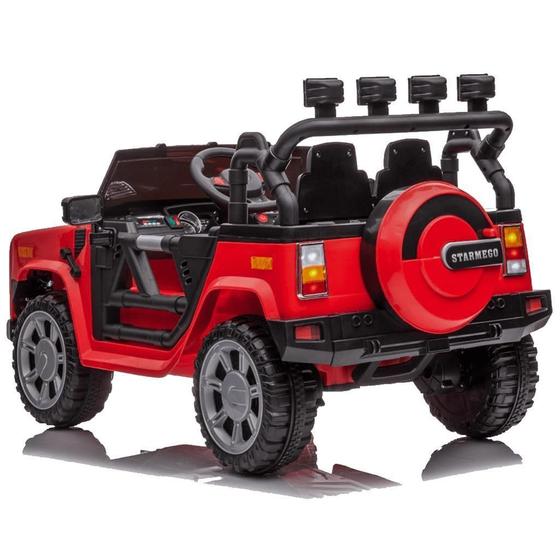 Imagem de Carrinho Elétrico Infantil Jipe Mini 12V Off Road Vermelho