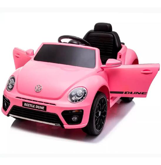 Imagem de Carrinho elétrico infantil new beetle dune l.c 6v rosa